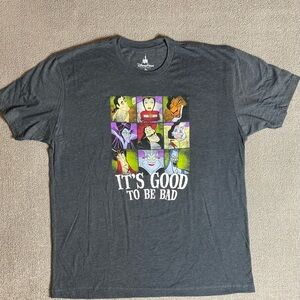 Disney Villains Gray Women’s T-Shirt-XL